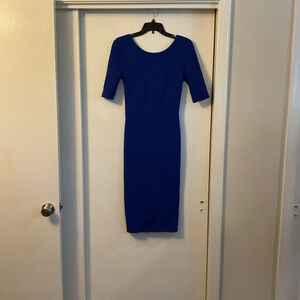⚫️ Vijo Couture Royal Blue Bodycon Above Knee Dress Size S
